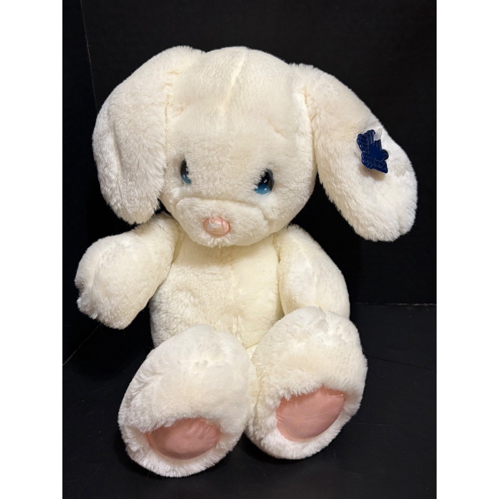 Vintage Precious Moments Snowball White Bunny Rabbit Plush 1985 Applause 13"